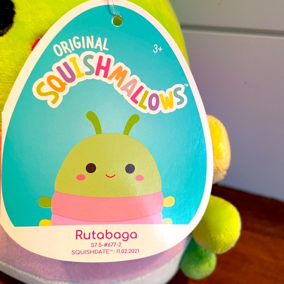 Rutabaga the caterpillar summer Squishmallow. - Picture 2 of 4